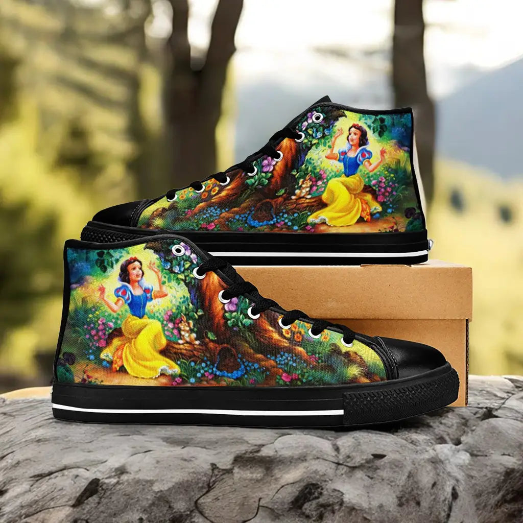 Snow White and the Seven Dwarfs Custom High Top Sneakers Shoes