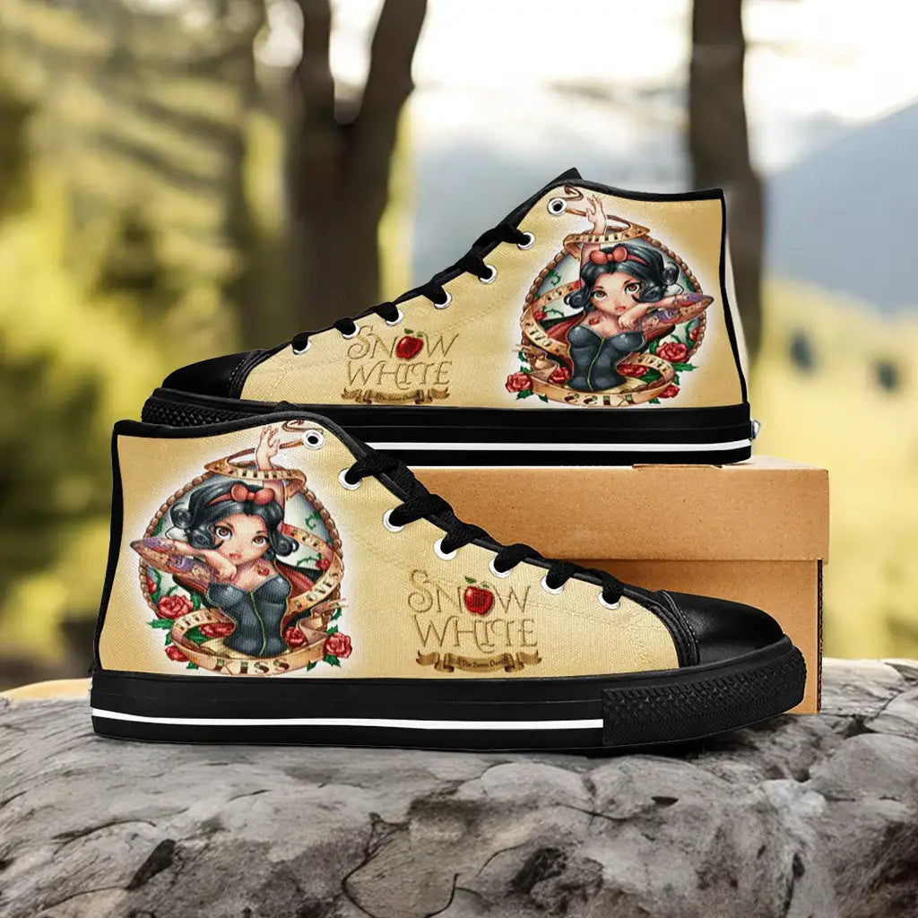 Snow White and the Seven Dwarfs Custom High Top Sneakers Shoes