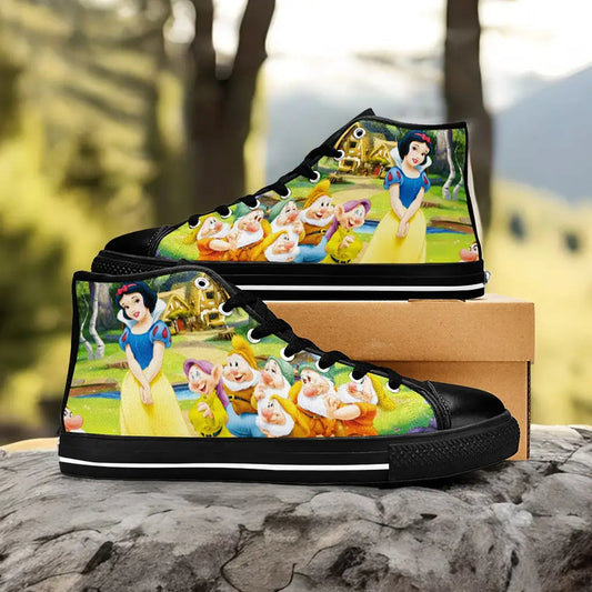 Snow White and the Seven Dwarfs Custom High Top Sneakers Shoes