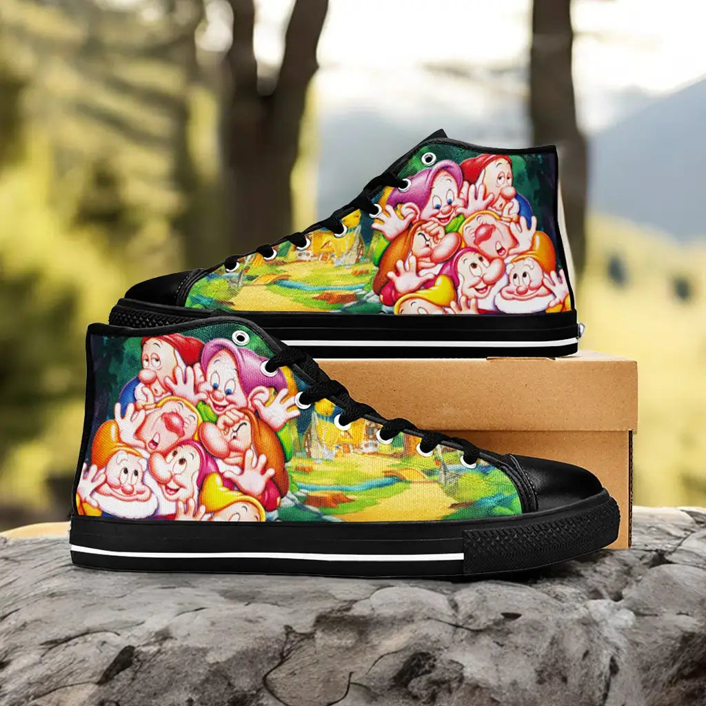 Snow White and the Seven Dwarfs Custom High Top Sneakers Shoes