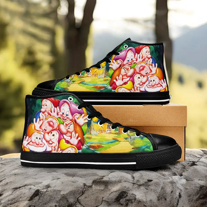 Snow White and the Seven Dwarfs Custom High Top Sneakers Shoes