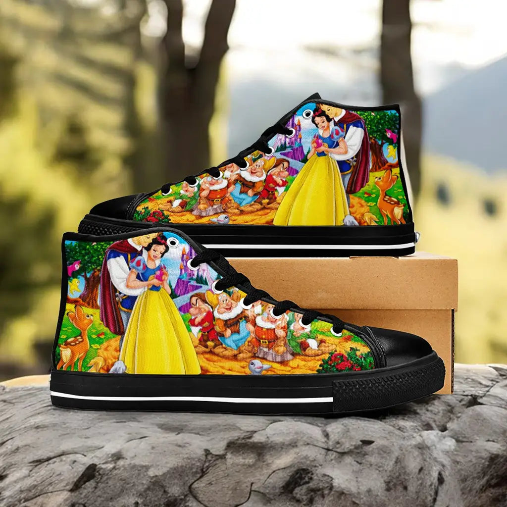 Snow White and the Seven Dwarfs Custom High Top Sneakers Shoes