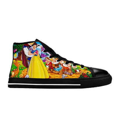 Snow White and the Seven Dwarfs Custom High Top Sneakers Shoes