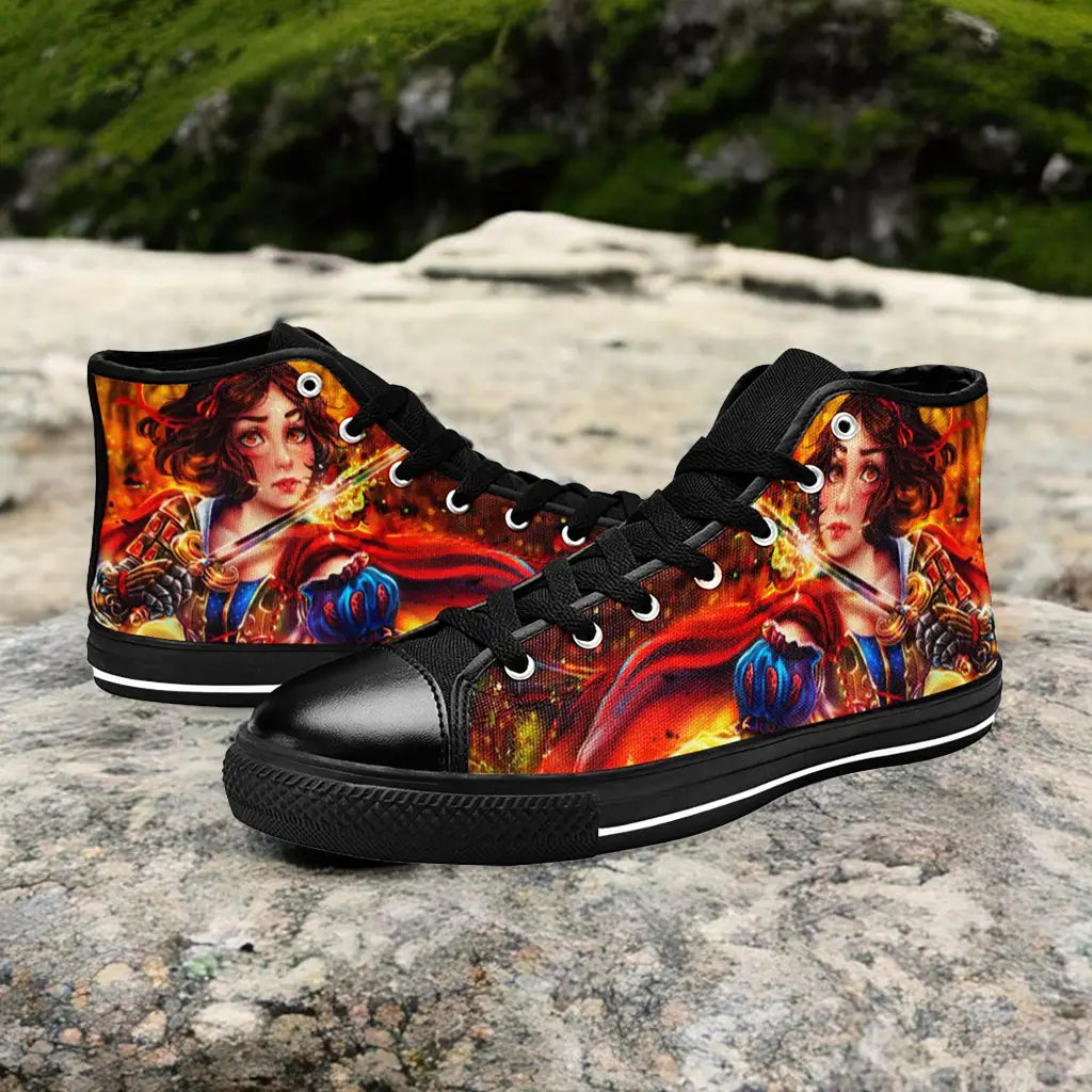 Snow White and the Seven Dwarfs Custom High Top Sneakers Shoes