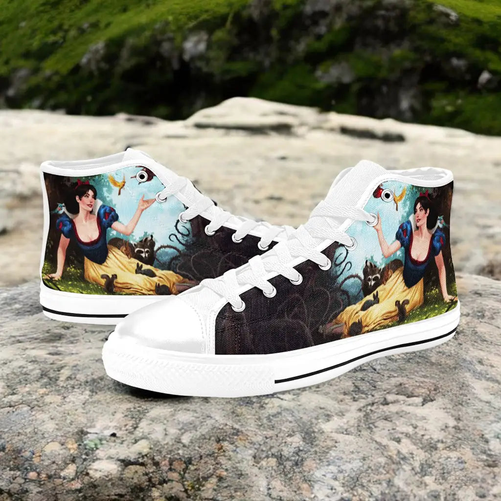 Snow White and the Seven Dwarfs Custom High Top Sneakers Shoes