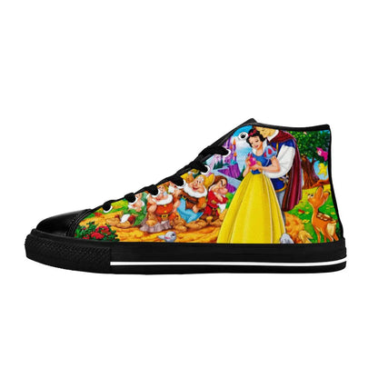 Snow White and the Seven Dwarfs Custom High Top Sneakers Shoes