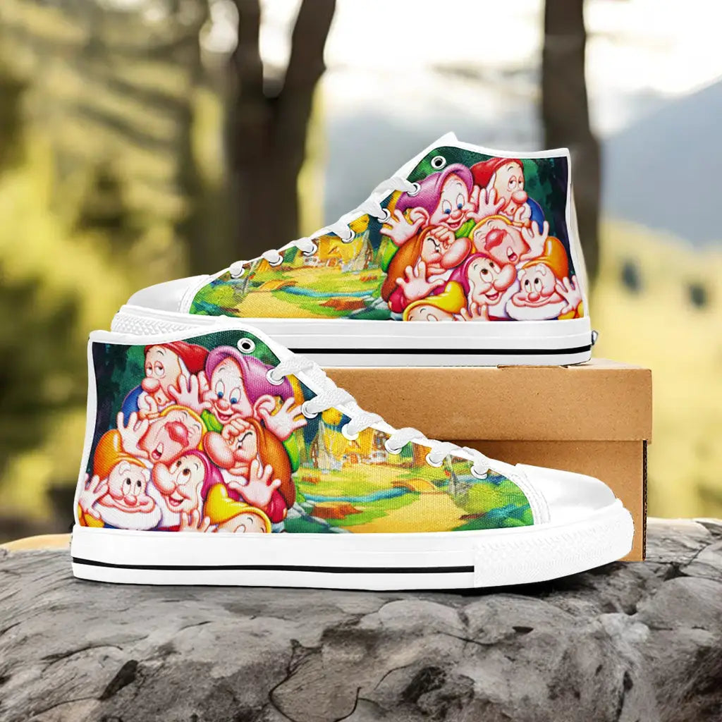 Snow White and the Seven Dwarfs Custom High Top Sneakers Shoes