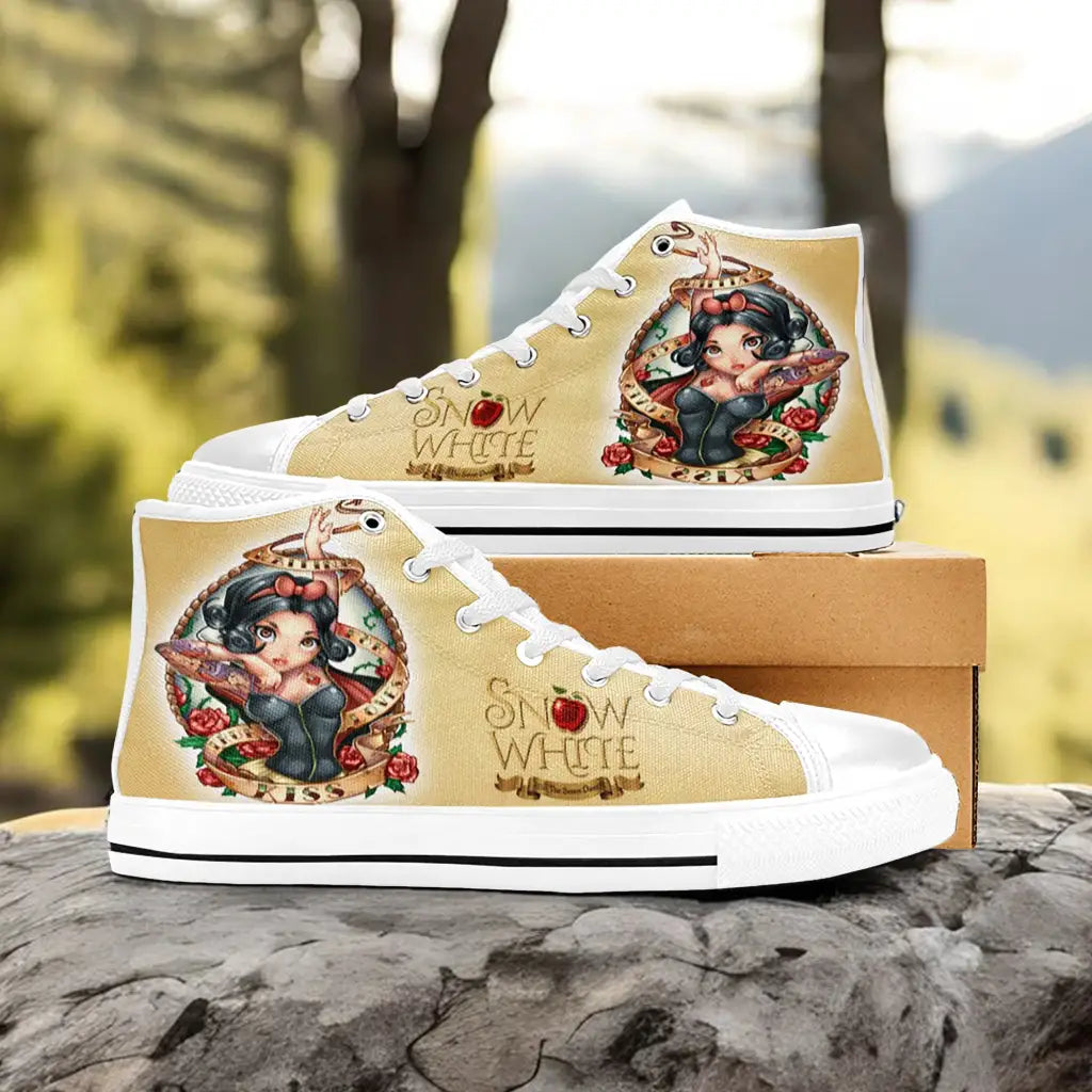 Snow White and the Seven Dwarfs Custom High Top Sneakers Shoes