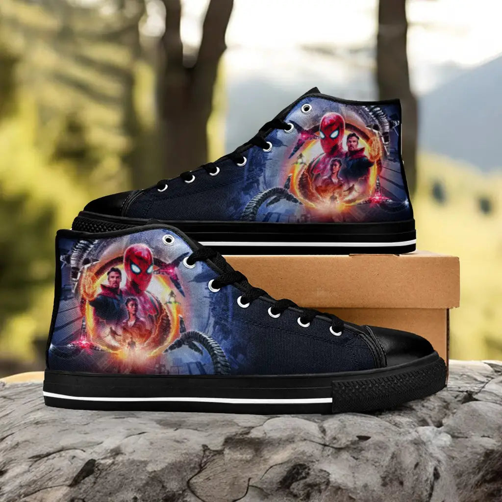 Spider Man Custom High Top Sneakers Shoes