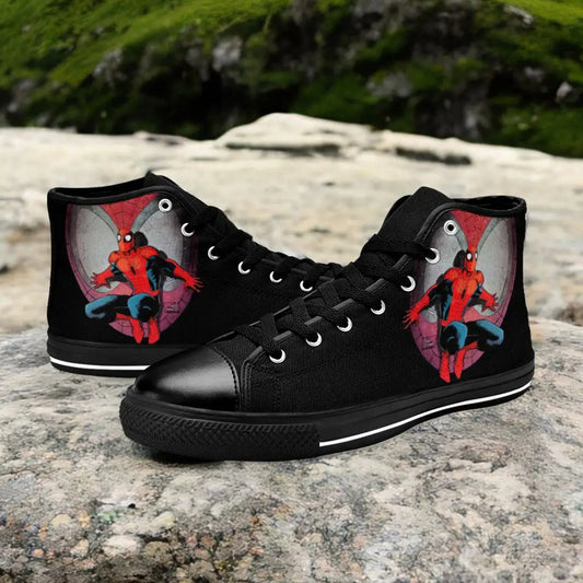 Spider Man The Spider Verse Shoes Inspired Custom High Top