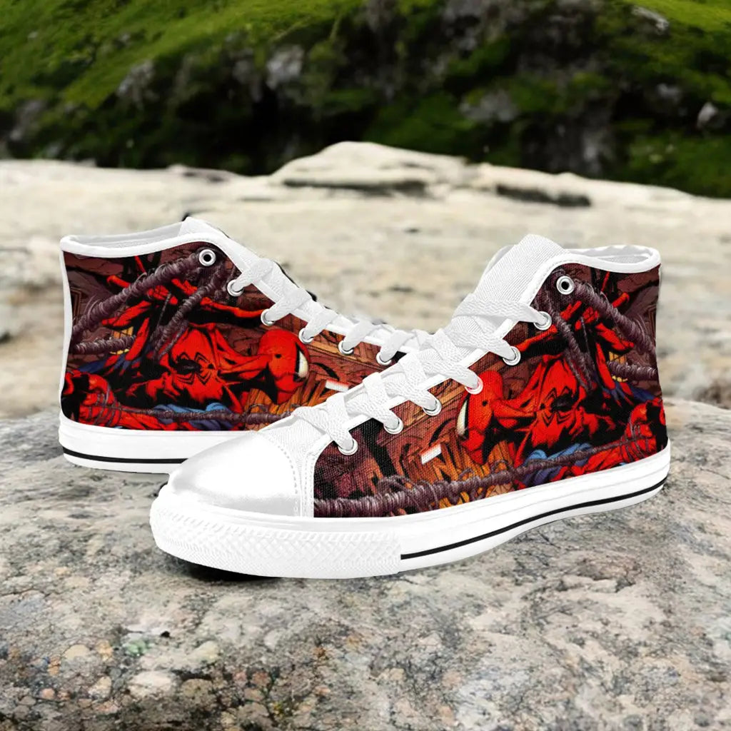 Spider Man The Spider Verse Custom High Top Sneakers Shoes