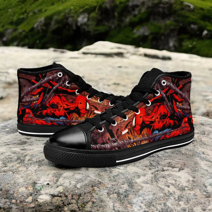 Spider Man The Spider Verse Custom High Top Sneakers Shoes