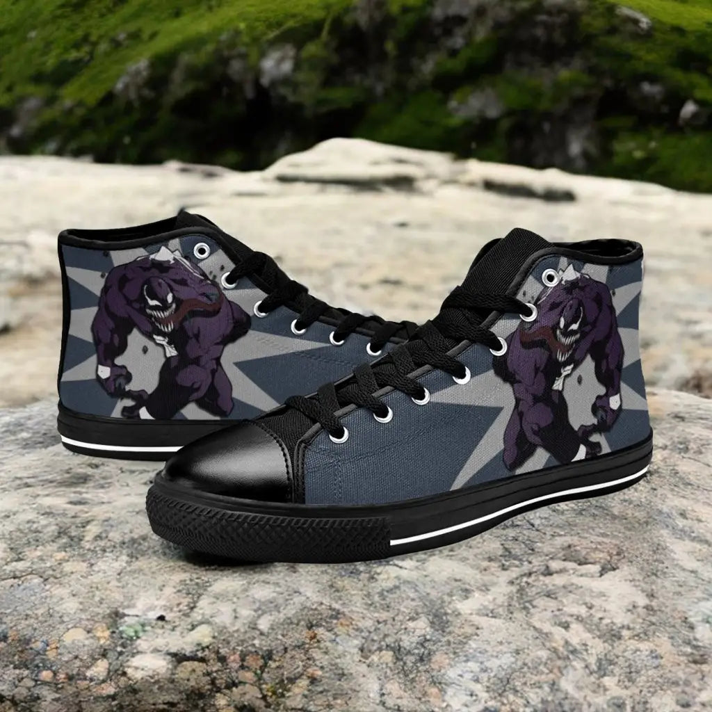 Spider Man Venom Custom High Top Sneakers Shoes