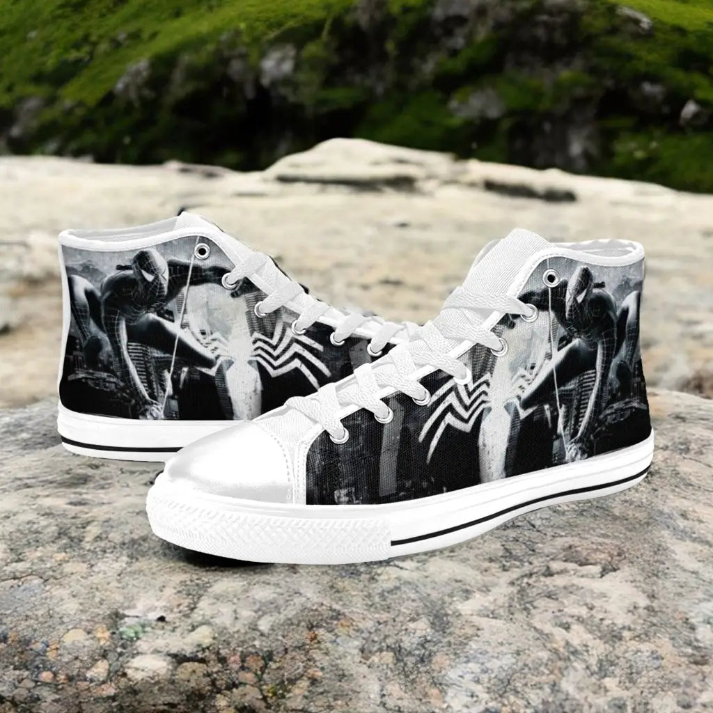 Spider Man Venom Custom High Top Sneakers Shoes