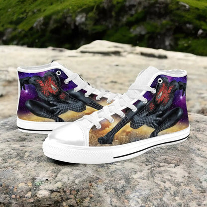 Spider Man Venom Custom High Top Sneakers Shoes