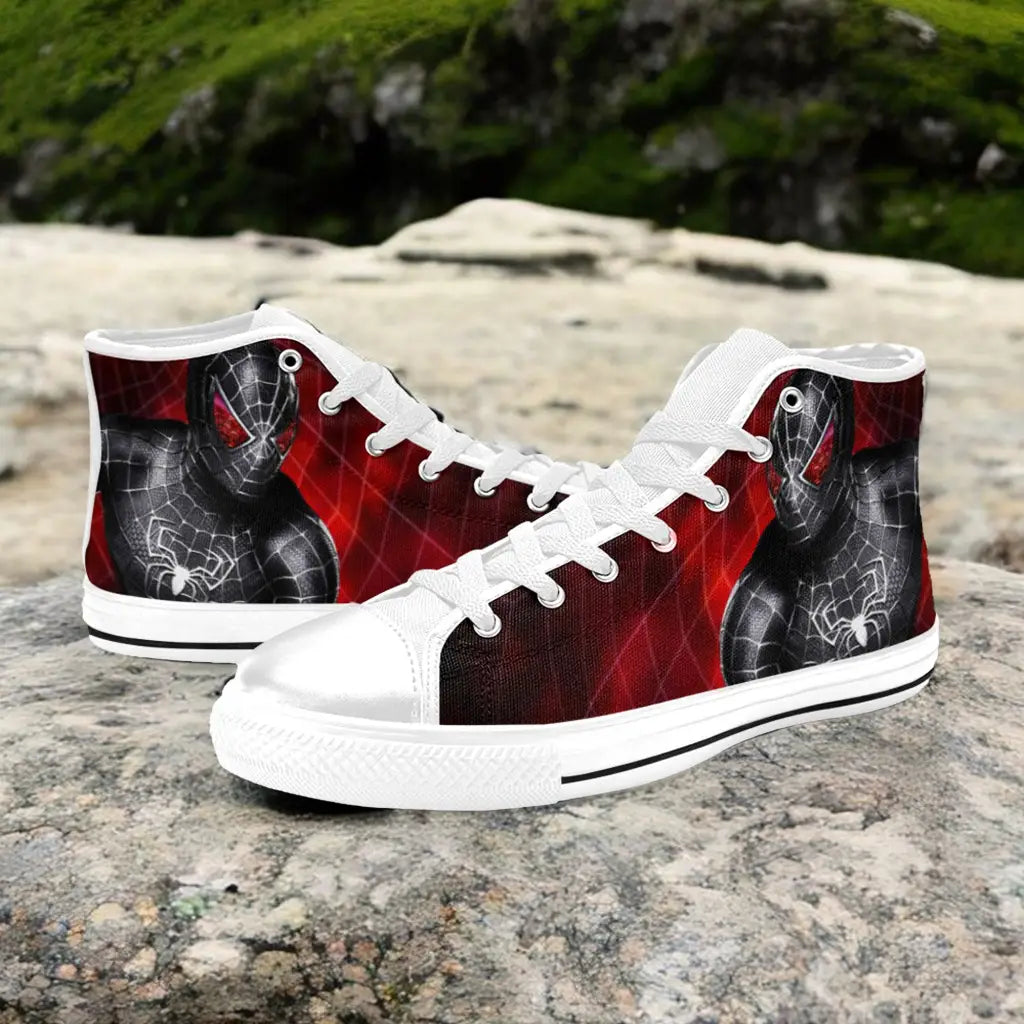 Spider Man Venom Custom High Top Sneakers Shoes