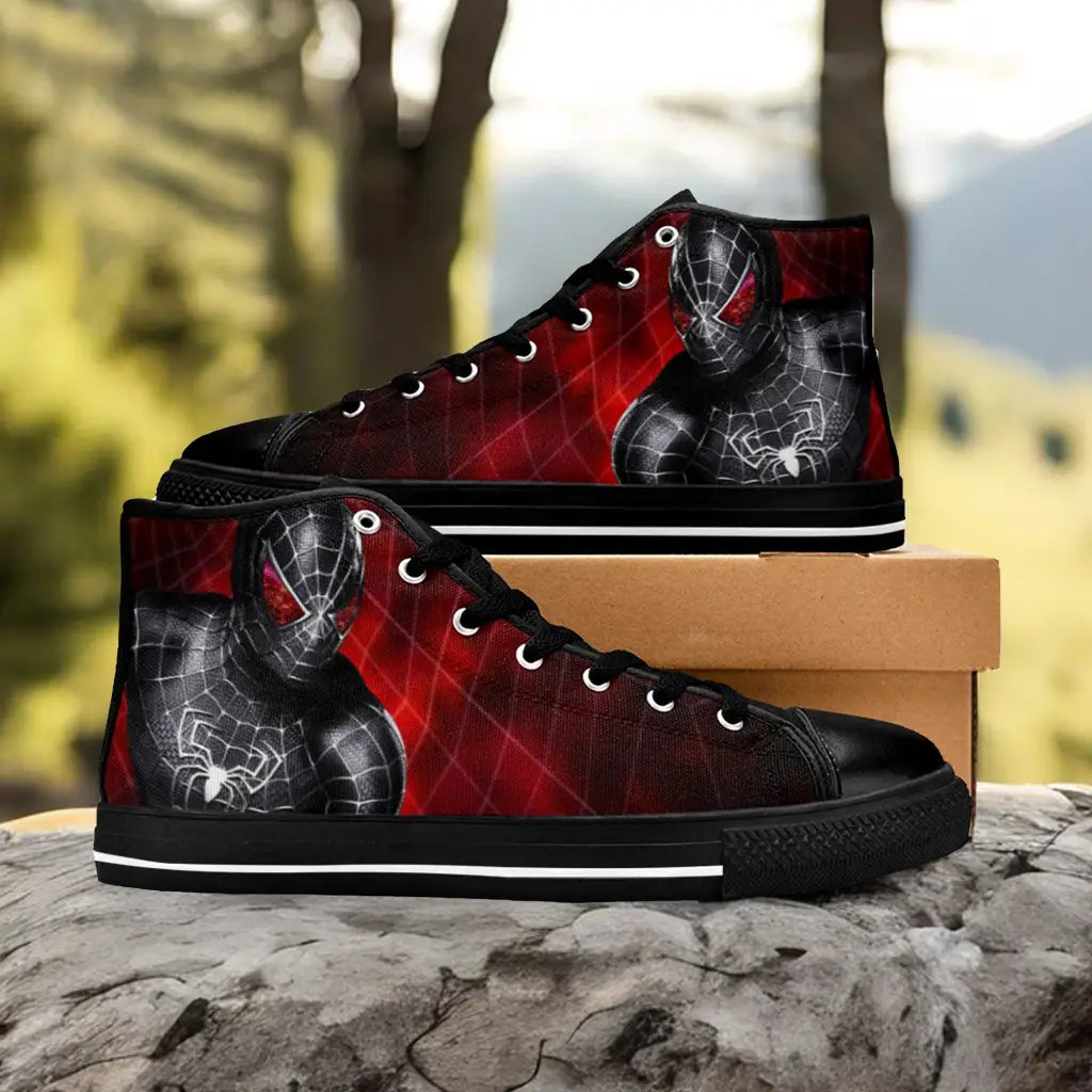 Spider Man Venom Custom High Top Sneakers Shoes