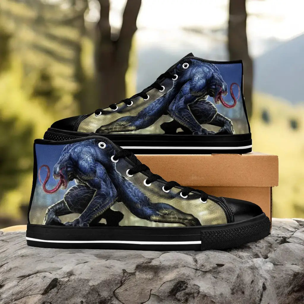 Spider Man Venom Custom High Top Sneakers Shoes