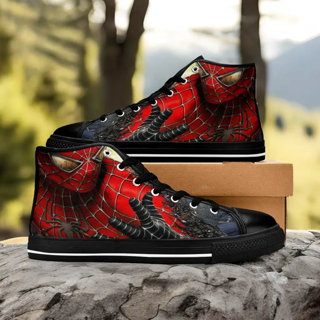 Spider Man Venom Custom High Top Sneakers Shoes