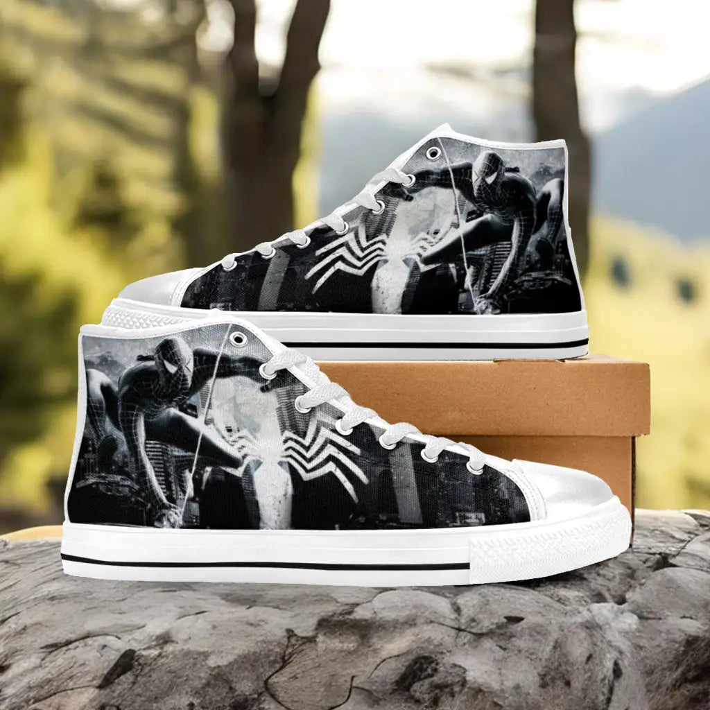 Spider Man Venom Custom High Top Sneakers Shoes