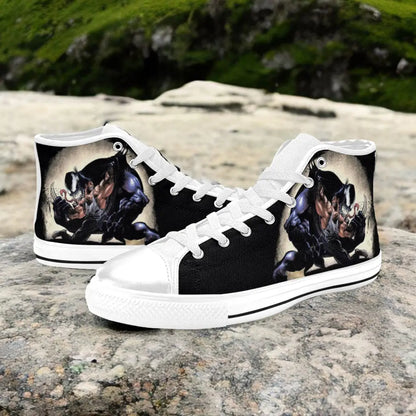 Spider Man Venom VS Wolverine Custom High Top Sneakers Shoes