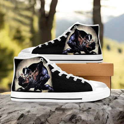 Spider Man Venom VS Wolverine Custom High Top Sneakers Shoes