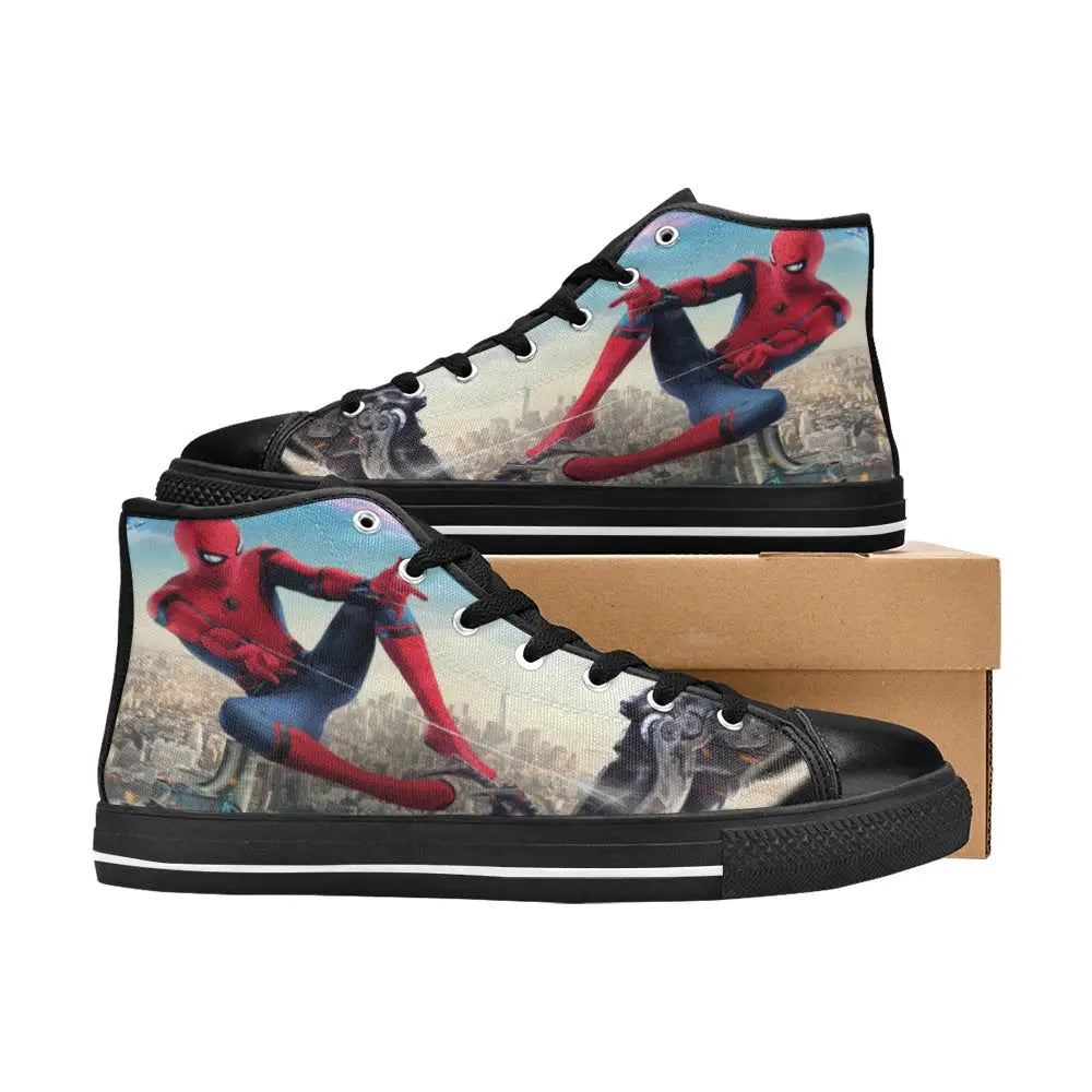 Spiderman Superhero Shoes High Top Sneakers