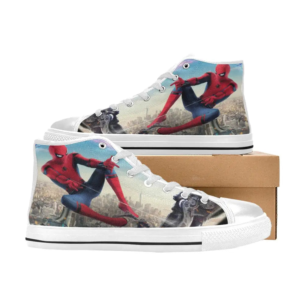 Spiderman Superhero Shoes High Top Sneakers