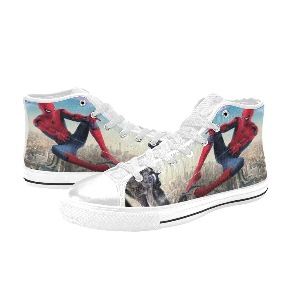 Spiderman Superhero Shoes High Top Sneakers