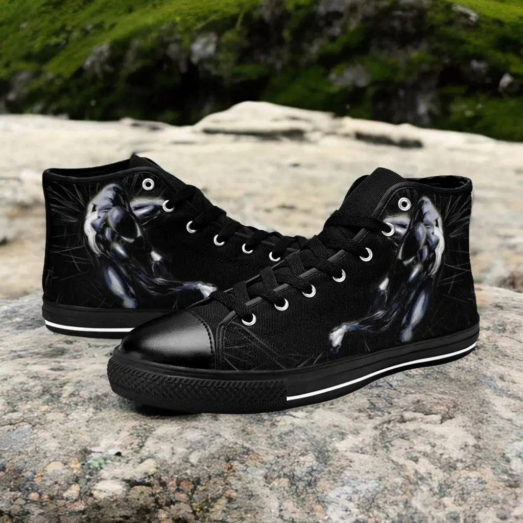 Spiderman Symbiote Custom High Top Sneakers Shoes