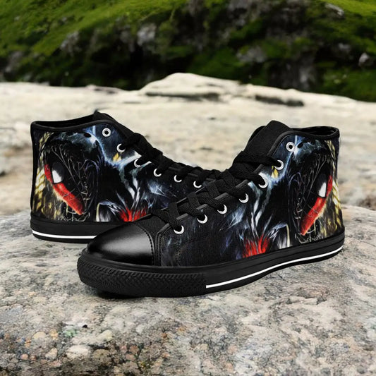 Spiderman Symbiote Custom High Top Sneakers Shoes