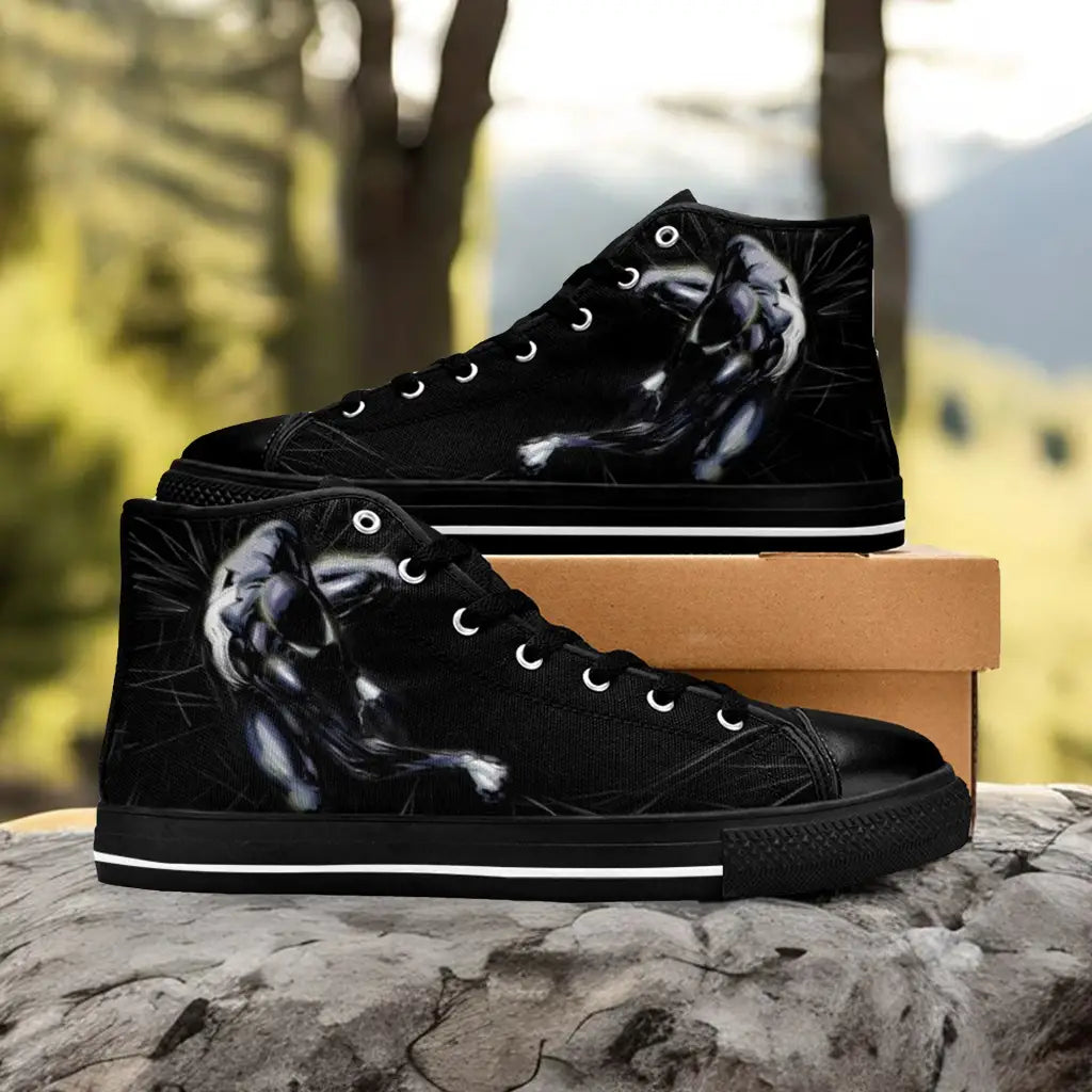 Spiderman Symbiote Custom High Top Sneakers Shoes