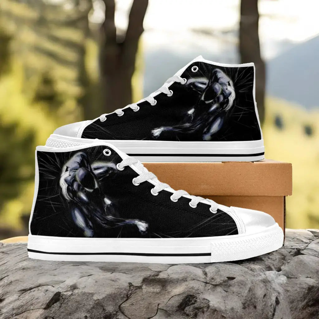 Spiderman Symbiote Custom High Top Sneakers Shoes