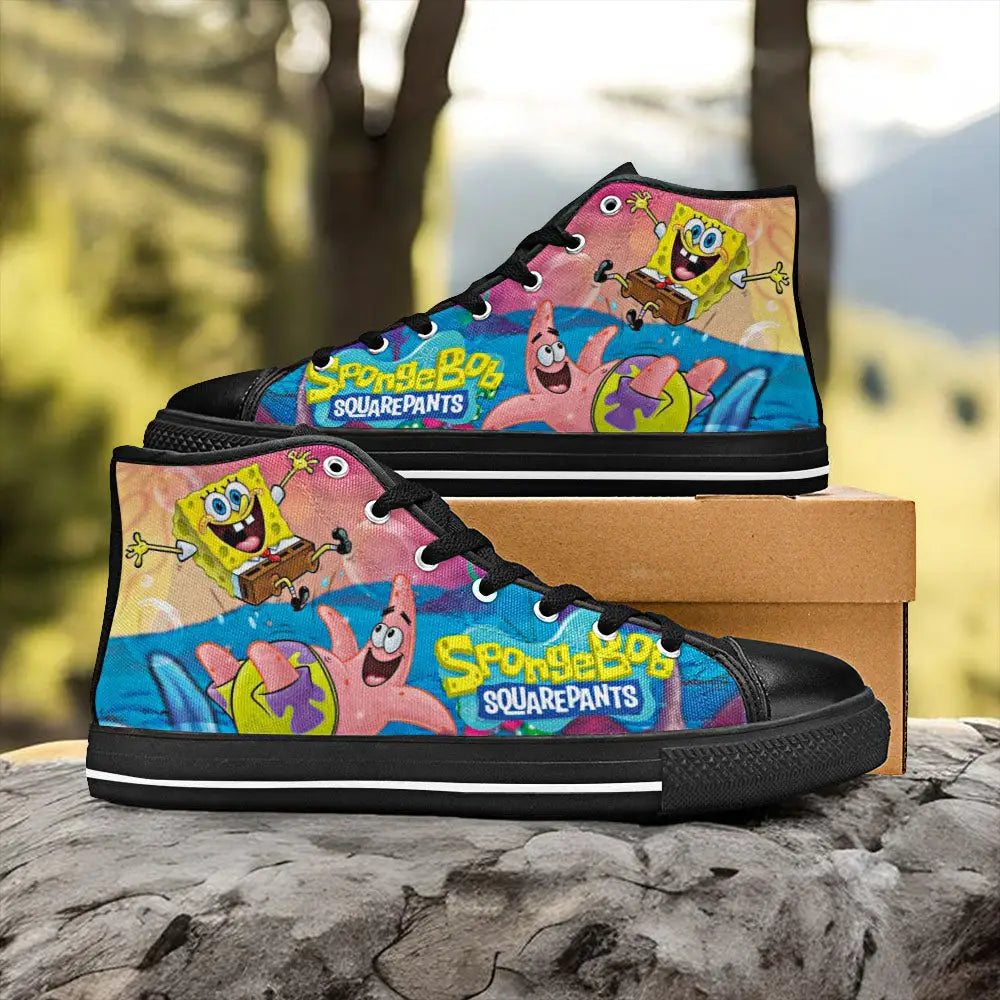 Spongebob Squarepants Patrick Custom High Top Sneakers Shoes