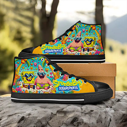 Spongebob Squarepants Patrick Custom High Top Sneakers Shoes