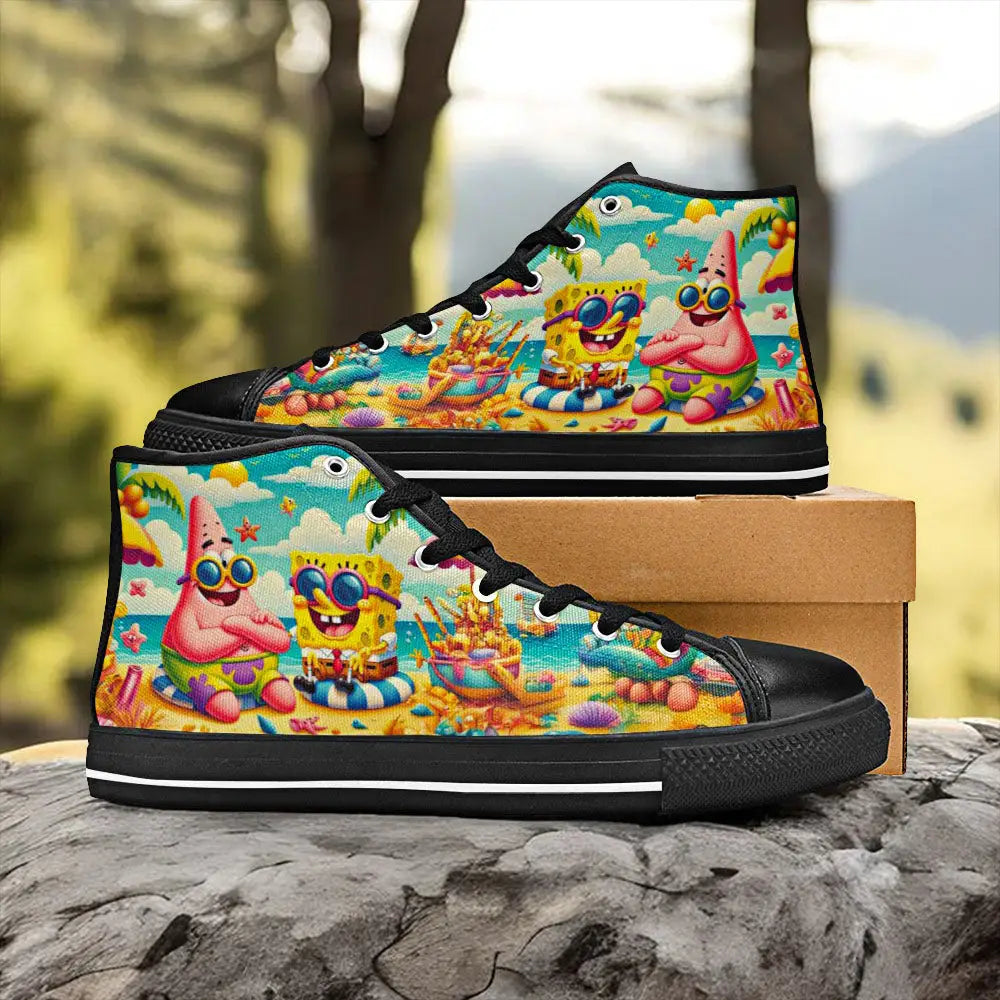 Spongebob Squarepants Patrick Custom High Top Sneakers Shoes