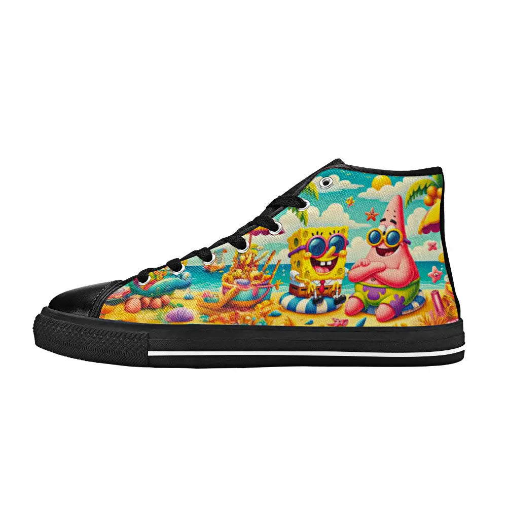 Spongebob Squarepants Patrick Custom High Top Sneakers Shoes