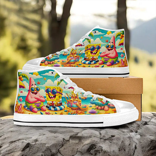 Spongebob Squarepants Patrick Custom High Top Sneakers Shoes