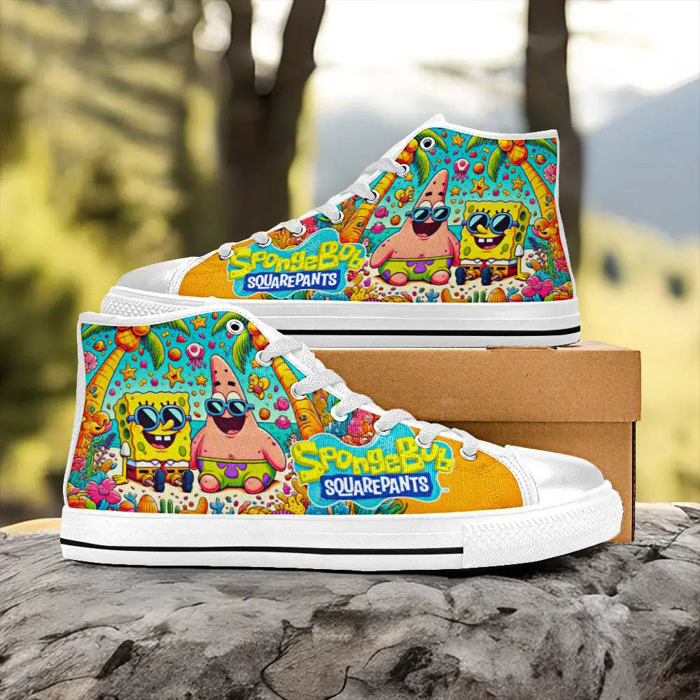 Spongebob Squarepants Patrick Custom High Top Sneakers Shoes