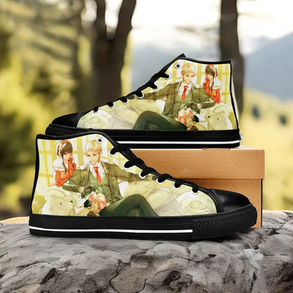 Spy x Family Anya Yor Loid Custom High Top Sneakers Shoes