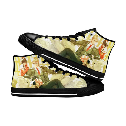 Spy x Family Anya Yor Loid Custom High Top Sneakers Shoes