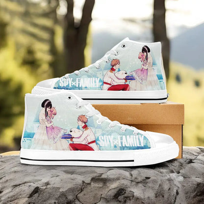 Spy x Family Anya Yor Loid Custom High Top Sneakers Shoes