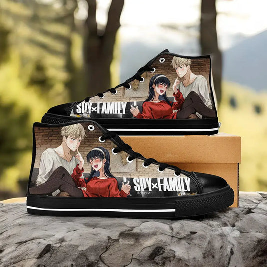 Spy x Family Yor Loid Custom High Top Sneakers Shoes
