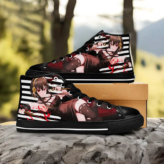 Spy x Family Yor Custom High Top Sneakers Shoes