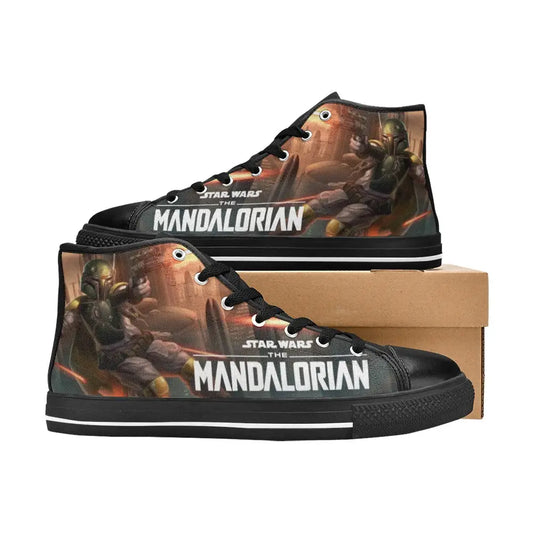 Star Wars Jango Mandalorian boba fett Shoes High Top Sneakers