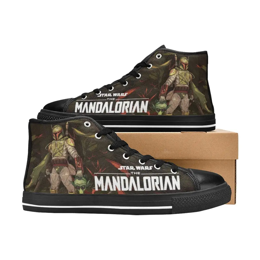 Star Wars Jango Mandalorian boba fett Shoes High Top Sneakers