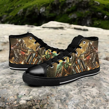 Star Wars The Mandalorian Custom High Top Sneakers Shoes