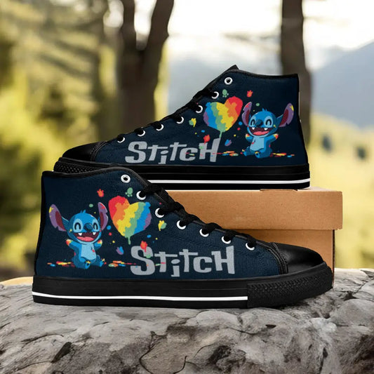 Stitch Custom High Top Sneakers Shoes
