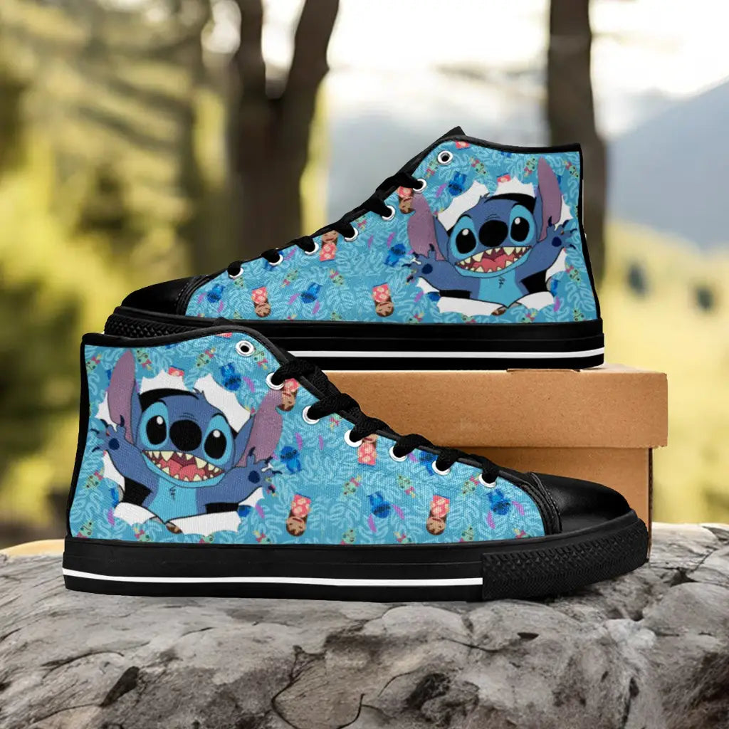 Stitch Custom High Top Sneakers Shoes