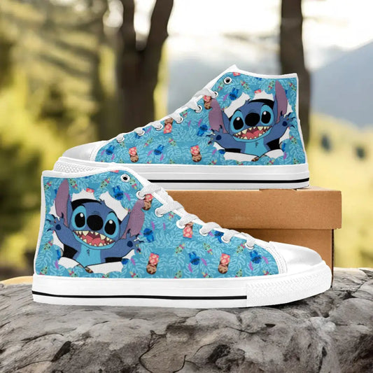 Stitch Custom High Top Sneakers Shoes